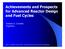 Achievements and Prospects for Advanced Reactor Design and Fuel Cycles