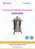 AUTOCLAVE (VERTICAL) Double Wall ADW-3045 EPC / PRODUCTS / APPLICATION / SOFTWARE / ACCESSORIES / CONSUMABLES / SERVICES