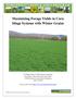 Maximizing Forage Yields in Corn Silage Systems with Winter Grains