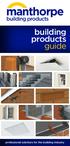 manthorpe building products guide building products professional solutions for the building industry