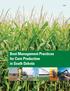 EC929. Best Management Practices for Corn Production in South Dakota