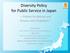 Diversity Policy for Public Service in Japan