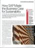 How SAP Made. the Business Case