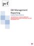 pcf QEI Management Reporting Graphical Reports Brochure