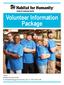 Volunteer Information Package