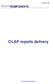 OLAP reports delivery