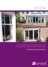 PVC-U vertical sliding sash windows, bi-fold and patio doors, fully manufactured by Synseal to the highest quality standards
