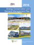 Energy Conservation and Demand Management Plan