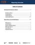 Reporting Overview. Table of Contents. Accessing and Viewing Your Reports... 2