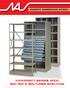 KWIKERECT SERIES 6000 BOLTED & BOLTLESS SHELVING NORTH AMERICAN STEEL
