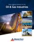 Data Logging Solutions for the. Oil & Gas Industries