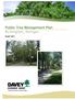 Public Tree Management Plan Birmingham, Michigan. August 2012
