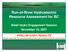 Run-of-River Hydroelectric Resource Assessment for BC
