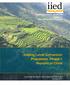 Conditional transfers, poverty and ecosystems National Programme Highlights. Sloping Lands Conversion Programme, People s Republic of China