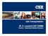 CSX Transportation. M. D. Lunsford CSP CHMM. Director - Hazardous Material Systems