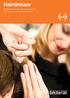 Hairdresser Straightforward information and practical tips to help you sort health and safety