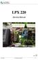 LPX 220. Service Manual. V1.0 Dec LPX 220 Service Manual 1-1