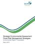 Strategic Environmental Assessment: Flood Risk Management Strategies Environmental Report consultation