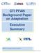 CTI PFAN Background Paper on Adaptation Executive Summary