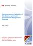 Implementation Evaluation of the Reserve Land and Environment Management Program