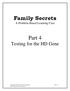 Family Secrets A Problem-Based Learning Case