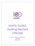 IAAPA Toolkit: Hosting Elected Officials