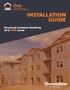 INSTALLATION GUIDE Structural insulated sheathing, all in ONE panel!