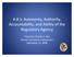 4 A s: Autonomy, Authority, Accountability, and Ability of the Regulatory Agency