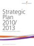 Strategic Plan 2010/ incorporating the Operational Plan 2010/2011