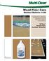 Wood Floor Care Method Bulletin 1420
