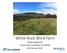 White Rock Wind Farm Project Update for Community Consultative Committee 4th February 2016