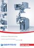 Continuous Manufacturing. Combined approved technologies swiss made. Prospekt Nr. 655