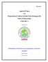 Approach Paper On Preparation of Criteria for Bulk Water Pricing in the State of Maharashtra VOLUME - I