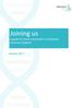 Joining us. A guide for those interested in working for Genomics England