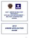 IACP / AMERICAN MILITARY UNIVERSITY CIVILIAN LAW ENFORCEMENT MILITARY COOPERATION AWARD AWARD APPLICATION GUIDE