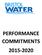 PERFORMANCE COMMITMENTS
