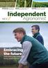 Independent. Agronomist. Embracing the future Overcoming the challenges facing arable farmers. the