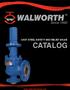 CAST STEEL SAFETY AND RELIEF VALVE CATALOG