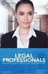 LEGAL PROFESSIONALS PRICING GUIDE - WITH JOB DESCRIPTIONS   Recently updated for Q1, 2017