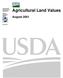 Agricultural Land Values