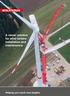 A clever solution for wind turbine installation and maintenance