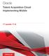 Oracle. Talent Acquisition Cloud Implementing Mobile. 17 (update 17.4)
