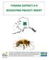 TANANA DISTRICT 4-H BEEKEEPING PROJECT INSERT