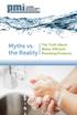 Myths vs. the Reality. The Truth About Water-Efficient Plumbing Products