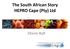 The South African Story HEPRO Cape (Pty) Ltd. Cherin Balt