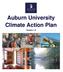 Auburn University Climate Action Plan. Version 1.0