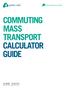 commuting Transport Calculator