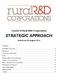 Council of Rural R&D Corporations STRATEGIC APPROACH. Endorsed 30 August 2016