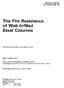 of Web-lnfilled The Fire Resistance Steel Columns ISBN G M Newman BSc (Eng), CEng, MIStructE, TECHNICAL REPORT SCI PUBLICATION 124