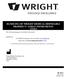 HANDLING OF WRIGHT MEDICAL DISPOSABLE PROPHECY TM ANKLE INSTRUMENTS
